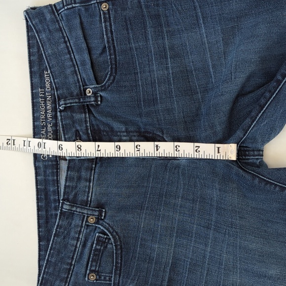 Gap Real Straight Fit Jeans 4 Blue Pockets - Picture 14 of 16